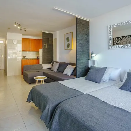 Sunny Studio Las Americas 100m To A Beach Wifi Pool Apartment *